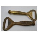 Vintage Pepsi-Cola and Anaconda Brass Bottle Opener Lot Vintage Pepsi-Cola and Anaconda Brass Bottle Opener Lot