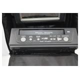 Dodge-branded portable VHS player and monitor kit with carrying bag Dodge-branded portable VHS player and monitor kit with carrying bag