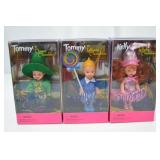 1999 Mattel Wizard of Oz Munchkin Dolls - Tommy & Kelly, 3 Boxed 1999 Mattel Wizard of Oz Munchkin Dolls - Tommy & Kelly, 3 Boxed