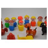 Vintage Fisher-Price Little People Figures and Accessories Lot Vintage Fisher-Price Little People Figures and Accessories Lot