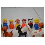 Vintage Fisher-Price Little People Figures and Accessories Lot Vintage Fisher-Price Little People Figures and Accessories Lot