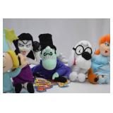 Rocky Bullwinkle Show Plush Toy Lot - 10 Classic Cartoon Characters Rocky Bullwinkle Show Plush Toy Lot - 10 Classic Cartoon Characters