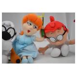 Rocky Bullwinkle Show Plush Toy Lot - 10 Classic Cartoon Characters Rocky Bullwinkle Show Plush Toy Lot - 10 Classic Cartoon Characters