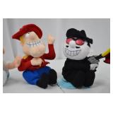 Rocky Bullwinkle Show Plush Toy Lot - 10 Classic Cartoon Characters Rocky Bullwinkle Show Plush Toy Lot - 10 Classic Cartoon Characters