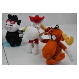 Rocky Bullwinkle Show Plush Toy Lot - 10 Classic Cartoon Characters Rocky Bullwinkle Show Plush Toy Lot - 10 Classic Cartoon Characters