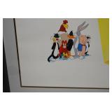 Framed Warner Bros. "Speechless" Mel Blanc Tribute Poster Art 29x23 Framed Warner Bros. "Speechless" Mel Blanc Tribute Poster Art 29x23