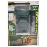 2 Outdoor Wi-Fi Power Stake Smart Outlets, 6-Outlet, New in Box 2 Outdoor Wi-Fi Power Stake Smart Outlets, 6-Outlet, New in Box