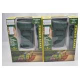 2 Outdoor Wi-Fi Power Stake Smart Plugs, 6 Outlets Each 2 Outdoor Wi-Fi Power Stake Smart Plugs, 6 Outlets Each