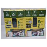 2 Outdoor Wi-Fi Power Stake Smart Plugs, 6 Outlets Each 2 Outdoor Wi-Fi Power Stake Smart Plugs, 6 Outlets Each