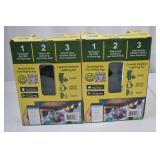 2 Outdoor Wi-Fi Power Stakes, 6 Outlets, Smart Device Compatible 2 Outdoor Wi-Fi Power Stakes, 6 Outlets, Smart Device Compatible