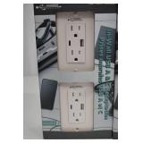 Charging Essentials In-Wall USB A C Receptacles (5 Packs, 10 Outlets) Charging Essentials In-Wall USB A C Receptacles (5 Packs, 10 Outlets)