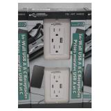 Charging Essentials In-Wall USB A & C Receptacles, 3 x 2-Packs Charging Essentials In-Wall USB A & C Receptacles, 3 x 2-Packs