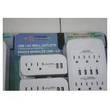 Charging Essentials USB/AC Wall Outlets, 2 Pack (6-Piece Sets) Charging Essentials USB/AC Wall Outlets, 2 Pack (6-Piece Sets)