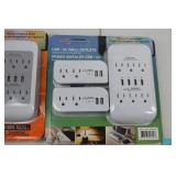 Charging Essentials USB/AC Wall Outlet Surge Protectors (2-Pack) with Travel Set Charging Essentials USB/AC Wall Outlet Surge Protectors (2-Pack) with Travel Set