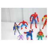 Lot Of Assorted Superhero and Cartoon Action Figures Lot Of Assorted Superhero and Cartoon Action Figures