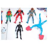 Lot Of Assorted Superhero and Cartoon Action Figures Lot Of Assorted Superhero and Cartoon Action Figures