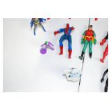 Lot Of Assorted Superhero and Cartoon Action Figures Lot Of Assorted Superhero and Cartoon Action Figures