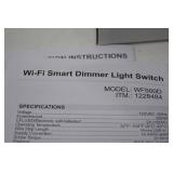 Lot of 4 Wi-Fi Smart Dimmer Light Switches, Model WF500D Lot of 4 Wi-Fi Smart Dimmer Light Switches, Model WF500D