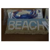 *4* Beach Themed Throw Pillows