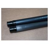 Lucasi LP20 Midnight Black Floating Imitation Bone Silver Crush Inlay Pool Cue