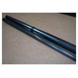 Lucasi LP20 Midnight Black Floating Imitation Bone Silver Crush Inlay Pool Cue