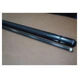 Lucasi LP20 Midnight Black Floating Imitation Bone Silver Crush Inlay Pool Cue