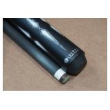 Lucasi LP20 Midnight Black Floating Imitation Bone Silver Crush Inlay Pool Cue