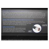 Lucasi LP20 Midnight Black Floating Imitation Bone Silver Crush Inlay Pool Cue