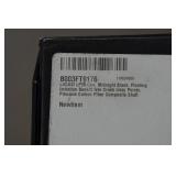 Lucasi LP20 Midnight Black Floating Imitation Bone Silver Crush Inlay Pool Cue