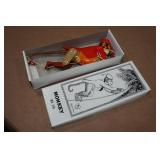Vintage Look Tin Litho Climbing Monkey