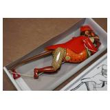 Vintage Look Tin Litho Climbing Monkey