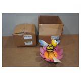 *2* Regal Art Metal Bee Garden Statues