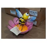 *2* Regal Art Metal Bee Garden Statues