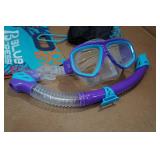 Cressi Kids Snorkel Set - Fin Size L/XL