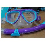 Cressi Kids Snorkel Set - Fin Size L/XL