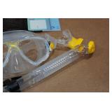 Cressi Adult Rondine Palau Fin Snorkel Set - Fin Size L/XL