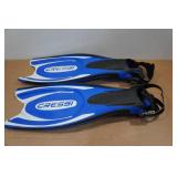 Cressi Frog Plus Adult Open Heel Scuba Diving Fins - M/L