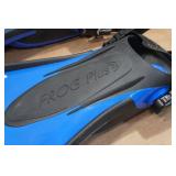 Cressi Frog Plus Adult Open Heel Scuba Diving Fins - M/L