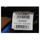 Cressi Adult Rondine Palau Fin Snorkel Set - Fin Size S/M