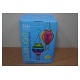 Regal Art & Gift Hot Air Balloon Solar Lantern - Small, Rainbow