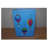 Regal Art & Gift Hot Air Balloon Solar Lantern - Small, Rainbow