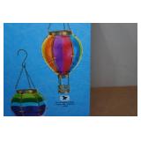 Regal Art & Gift Hot Air Balloon Solar Lantern - Small, Rainbow