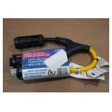 Camco Power Grip RV Adapter 30A Male to 15A Female