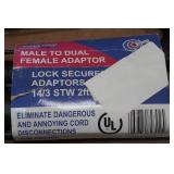 Camco Power Grip RV Adapter 30A Male to 15A Female