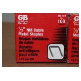 *10* Packs 1/2" NM Cable Metal Staples