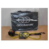 QCCKayaks Paddle Board Storage Bag and Leash