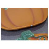 Set of Four Pumpkin Plates