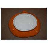 Set of Four Pumpkin Plates