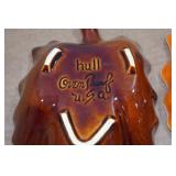 *2* Hull USA Pottery Leaf Dishes