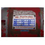 Sun Electric Grinder on Stand